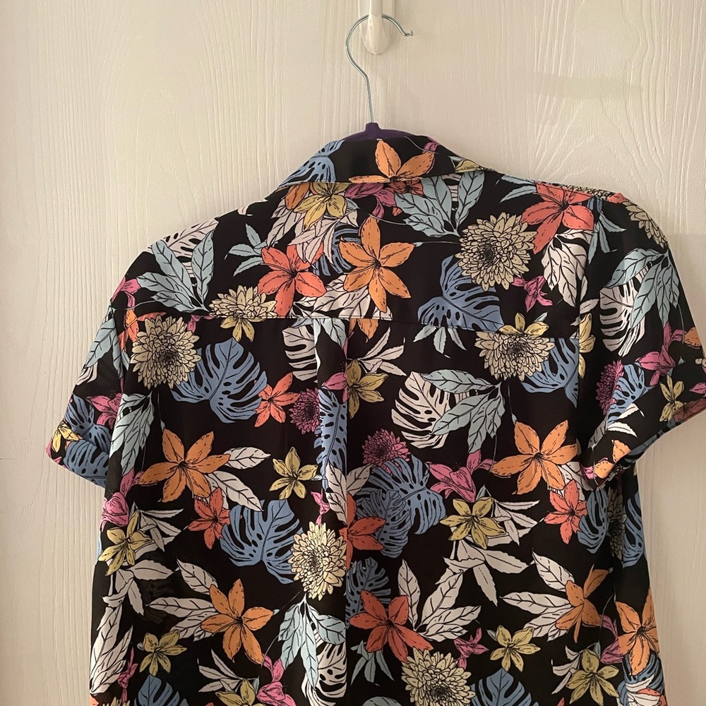 Flower patterned blouse